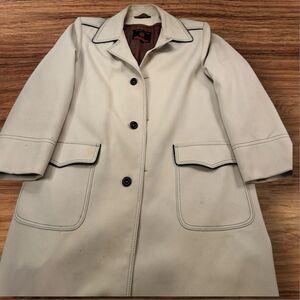 Vintage Richman Brothers Men's Beige Trench‎ Coat Size 42 Long